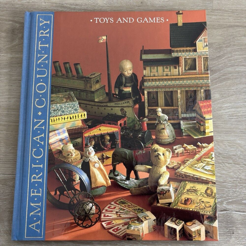 Toys and Games American Country Time Life Book 1991 First Edition Rare Vintage